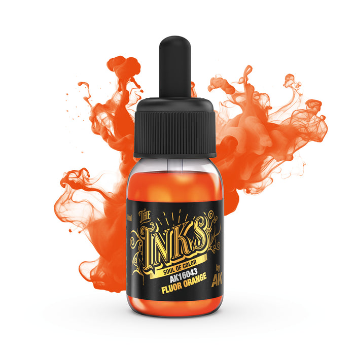 AK Interactive The Inks - Fluor Orange