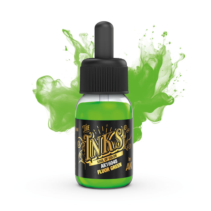 AK Interactive The Inks - Fluor Green