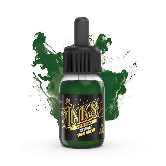 AK Interactive The Inks - Toad Green