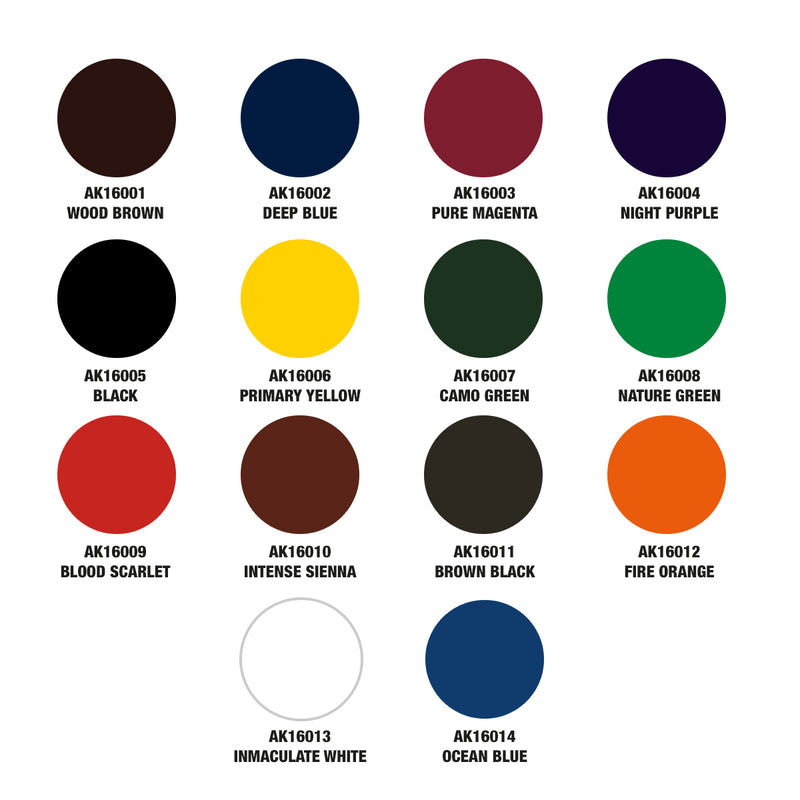AK Interactive Special Box Full Range - The Inks