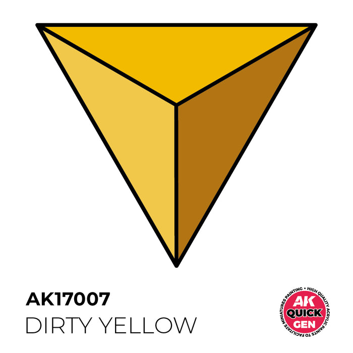 AK Interactive Quick Gen - Dirty Yellow - 18ml