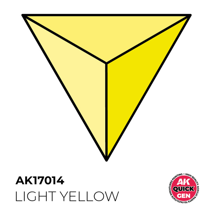 AK Interactive Quick Gen - Light Yellow - 18ml