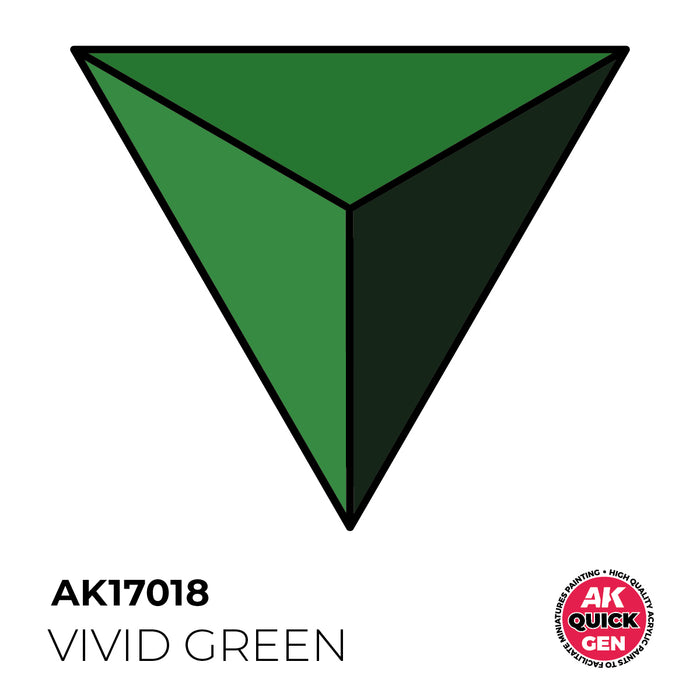 AK Interactive Quick Gen - Vivid Green - 18ml