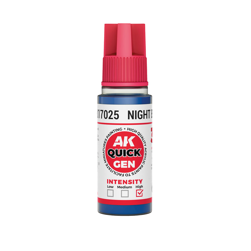 AK Interactive Quick Gen - Night Blue - 18ml