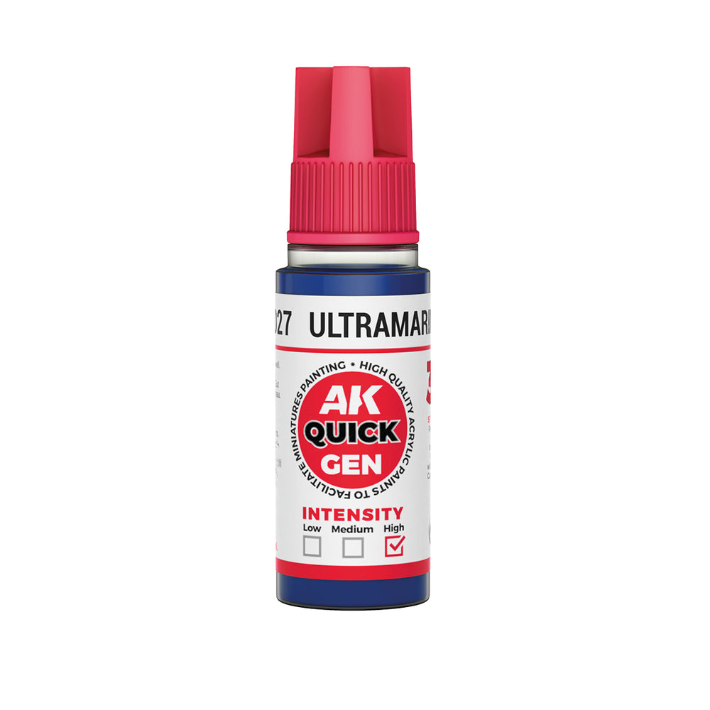 AK Interactive Quick Gen - Ultramarine Blue - 18ml