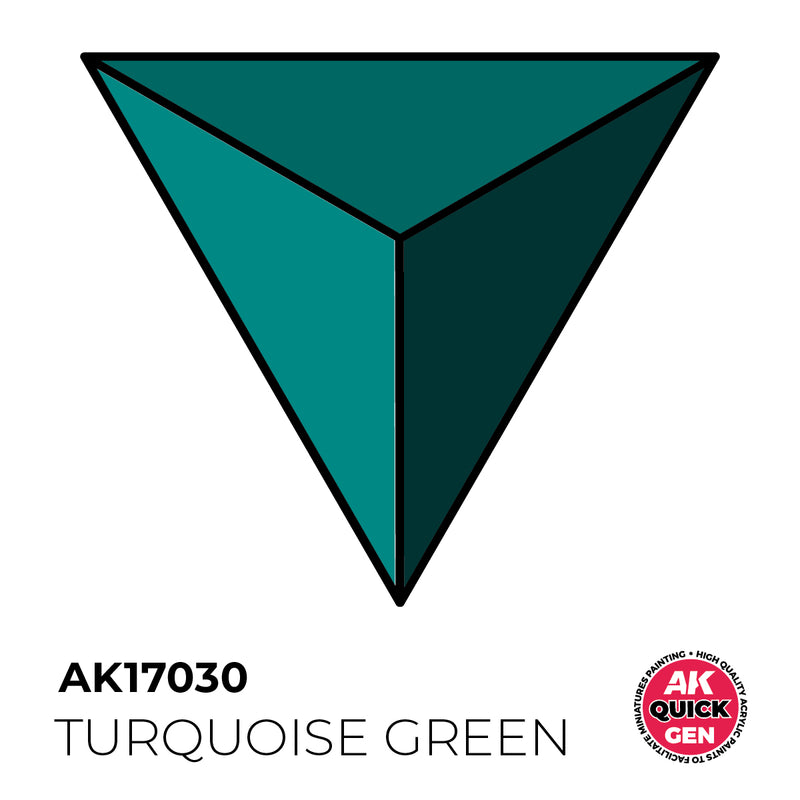AK Interactive Quick Gen - Turquoise Green - 18ml