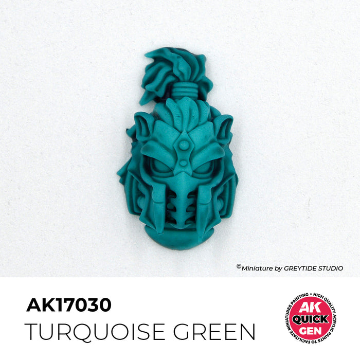 AK Interactive Quick Gen - Turquoise Green - 18ml