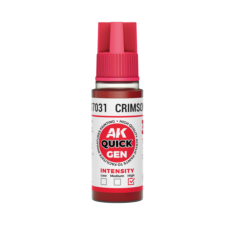 AK Interactive Quick Gen - Crimson Red - 18ml