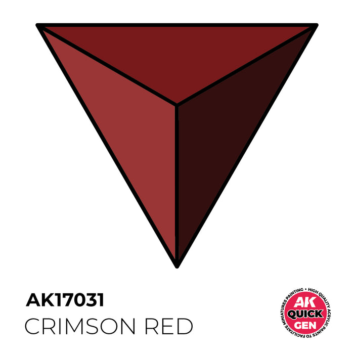 AK Interactive Quick Gen - Crimson Red - 18ml