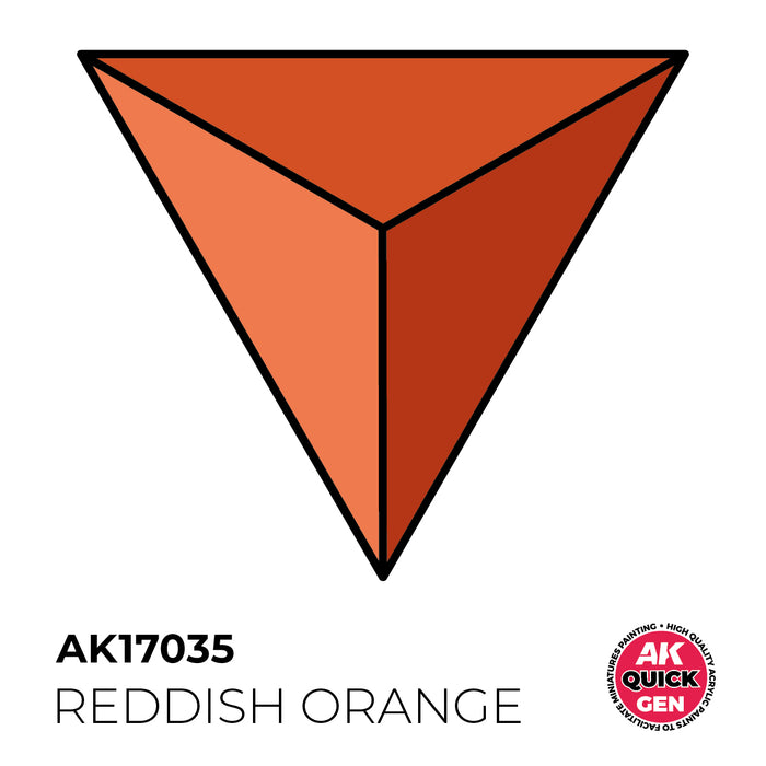 AK Interactive Quick Gen - Reddish Orange - 18ml