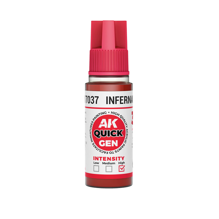 AK Interactive Quick Gen - Infernal Red - 18ml