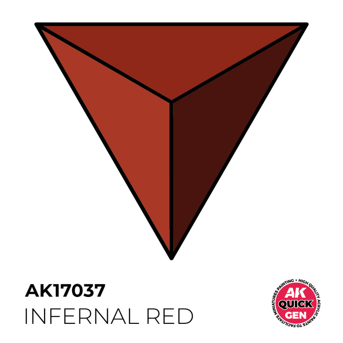 AK Interactive Quick Gen - Infernal Red - 18ml