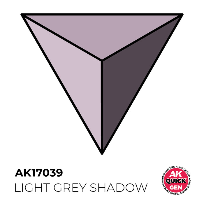 AK Interactive Quick Gen - Light Grey Shadow - 18ml
