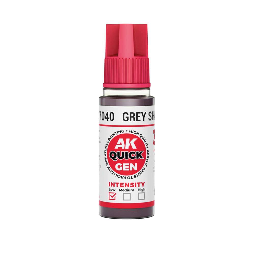AK Interactive Quick Gen - Grey Shadow - 18ml