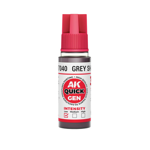 AK Interactive Quick Gen - Grey Shadow - 18ml