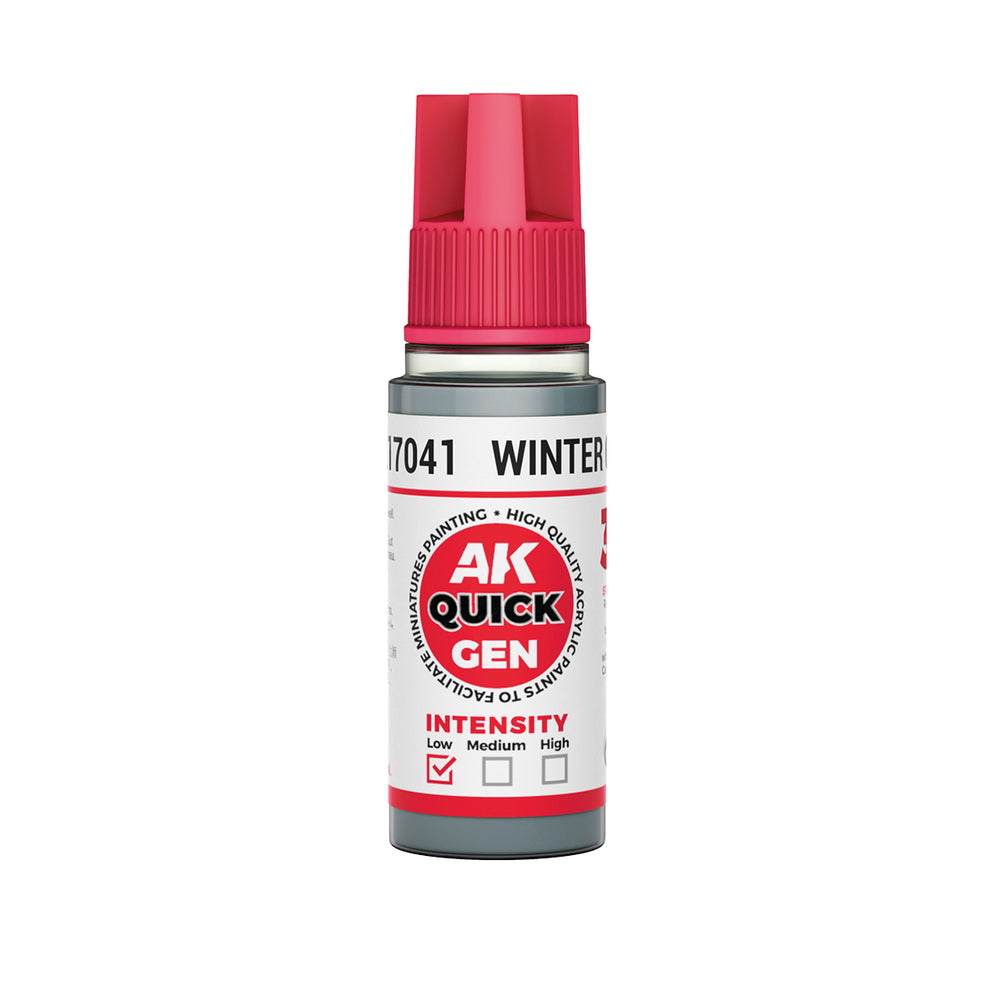 AK Interactive Quick Gen - Winter Grey - 18ml