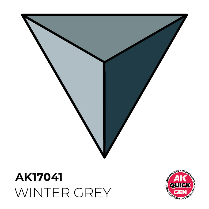 AK Interactive Quick Gen - Winter Grey - 18ml