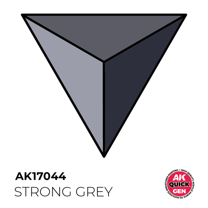 AK Interactive Quick Gen - Strong Grey - 18ml
