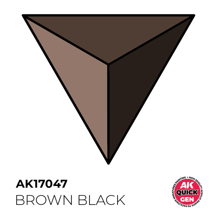AK Interactive Quick Gen - Brown Black - 18ml