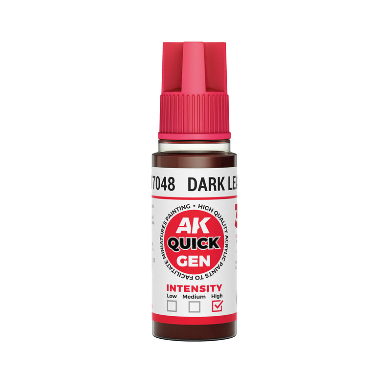 AK Interactive Quick Gen - Dark Leather - 18ml