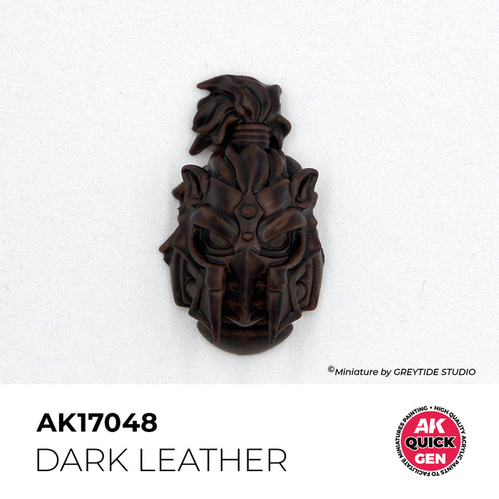 AK Interactive Quick Gen - Dark Leather - 18ml
