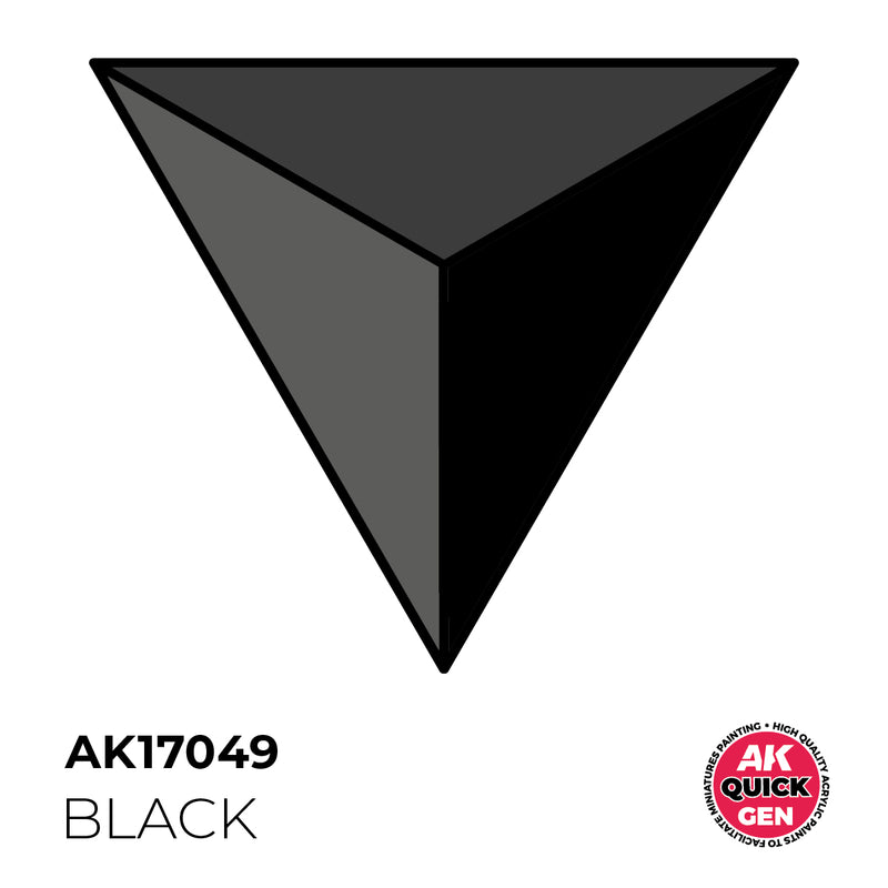 AK Interactive Quick Gen - Black Ml - 18ml