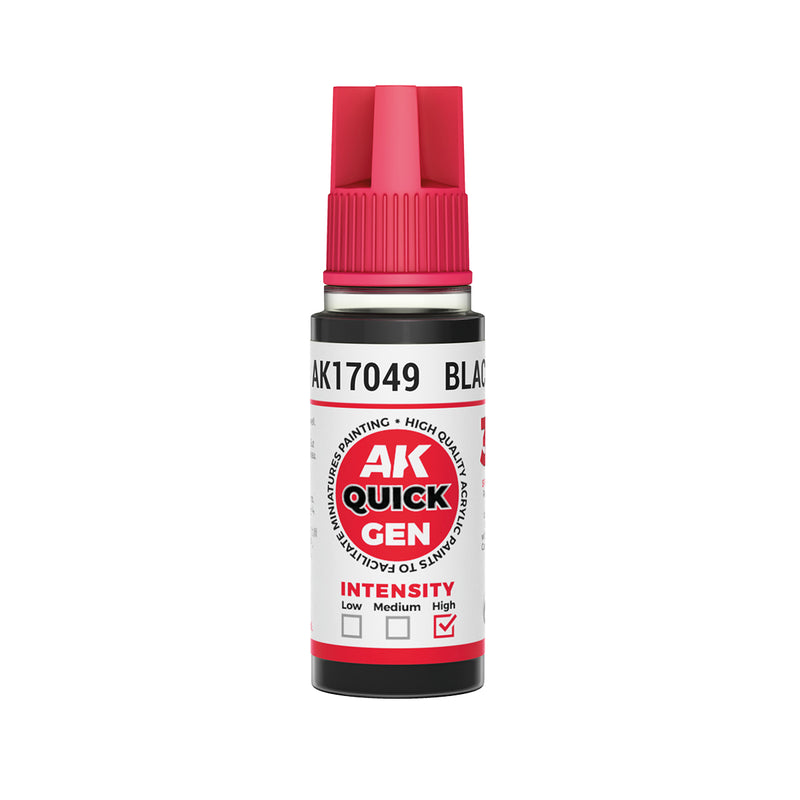AK Interactive Quick Gen - Black Ml - 18ml