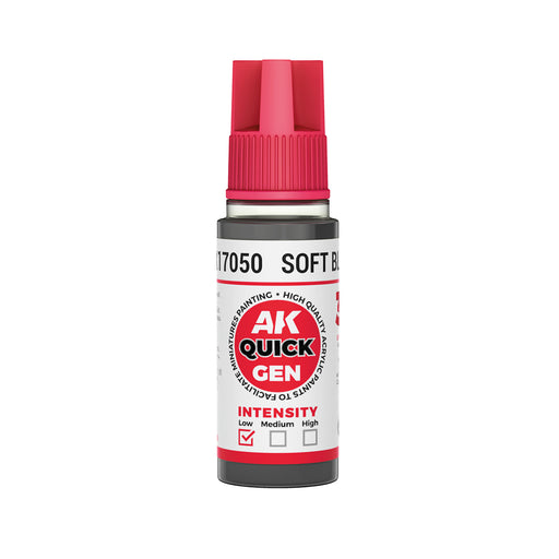 AK Interactive Quick Gen - Soft Black - 18ml