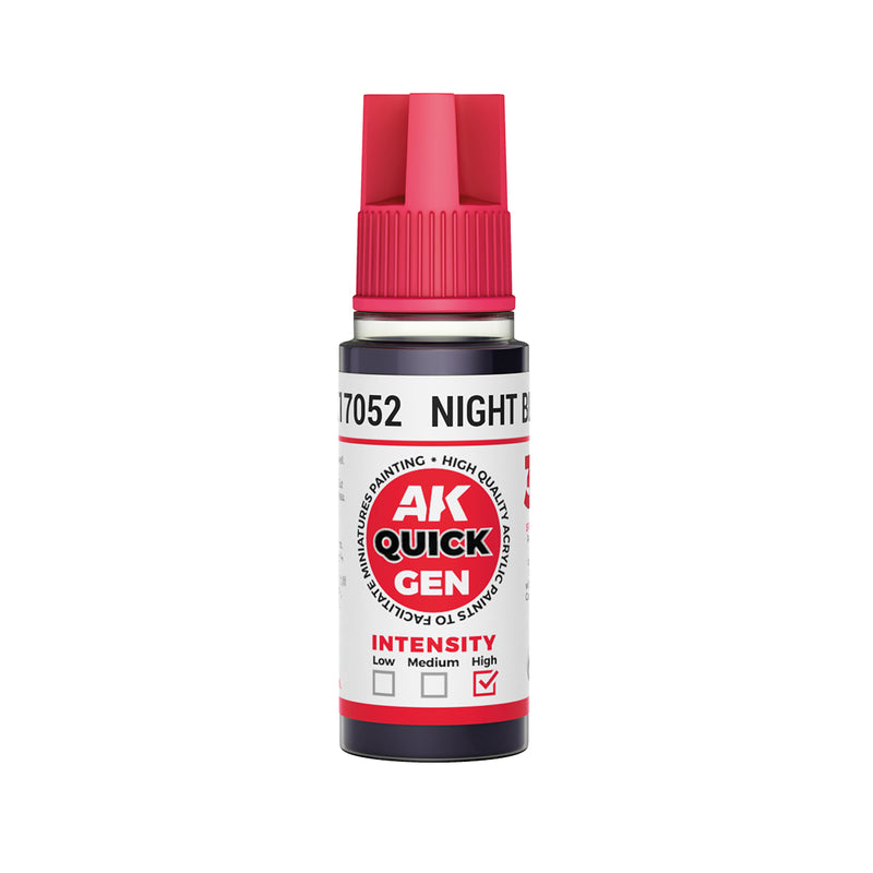 AK Interactive Quick Gen - Night Black - 18ml