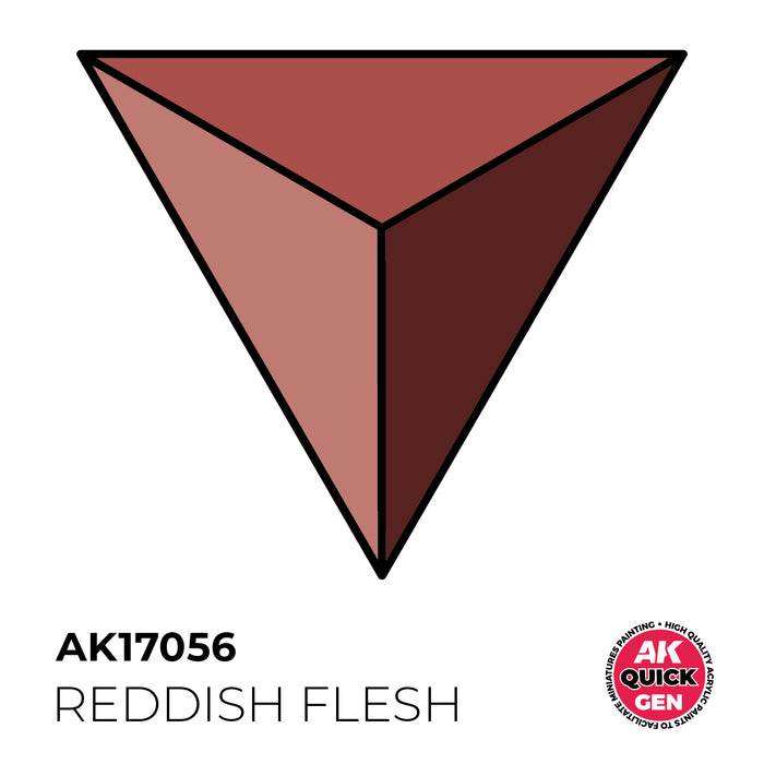 AK Interactive Quick Gen - Reddish Flesh - 18ml