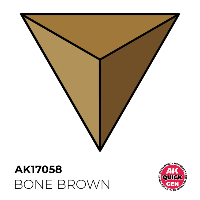 AK Interactive Quick Gen - Bone Brown - 18ml