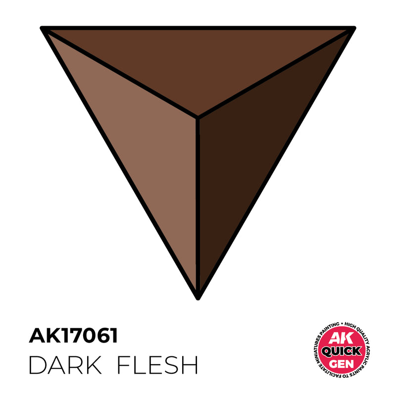 AK Interactive Quick Gen - Dark Flesh - 18ml