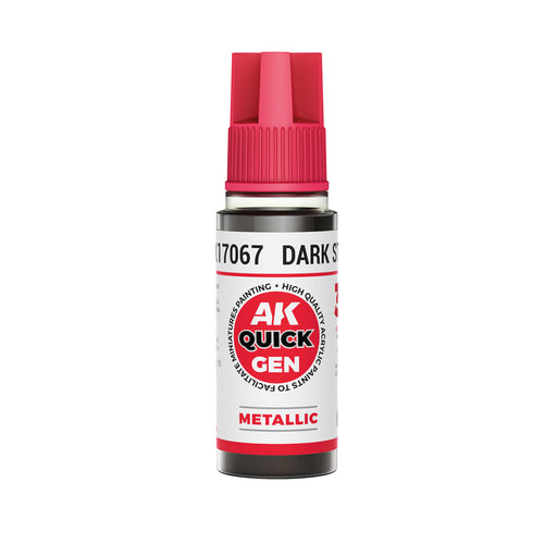 AK Interactive Quick Gen - Dark Steal - 18ml
