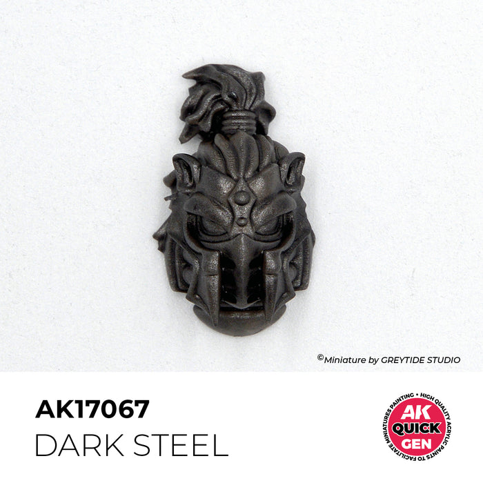 AK Interactive Quick Gen - Dark Steal - 18ml