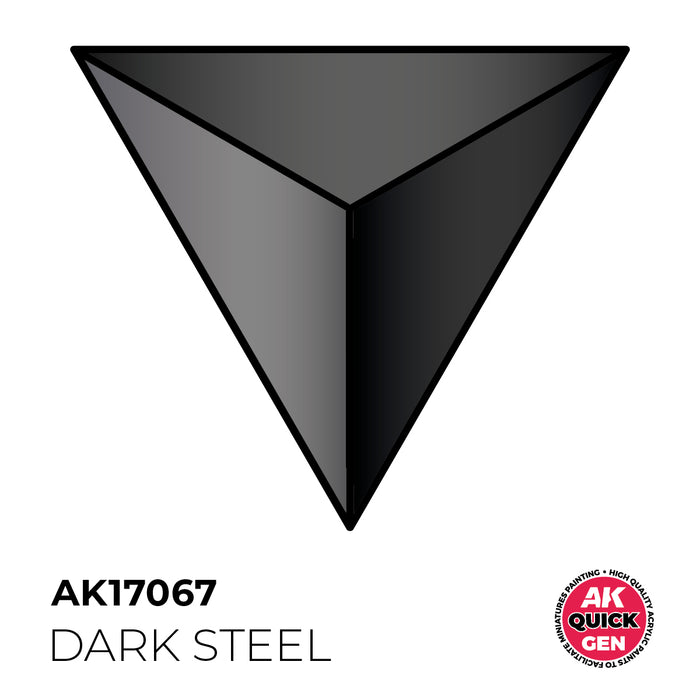 AK Interactive Quick Gen - Dark Steal - 18ml
