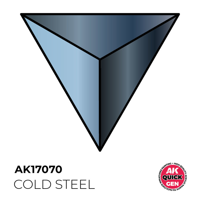 AK Interactive Quick Gen - Cold Steel - 18ml