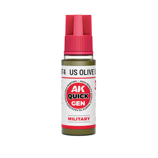 AK Interactive Quick Gen - Us Olive Uniform - 18ml
