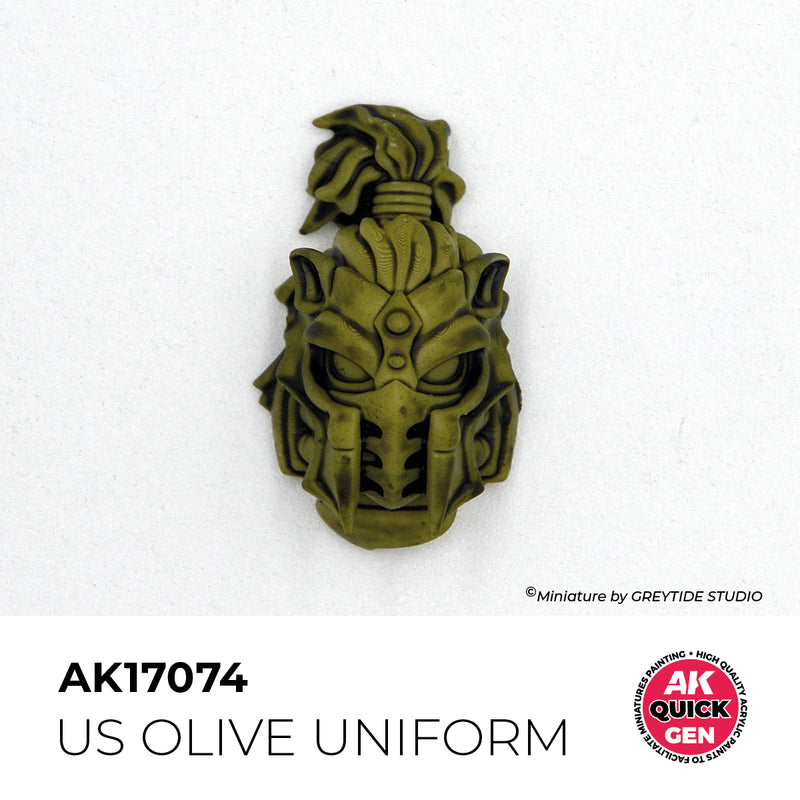 AK Interactive Quick Gen - Us Olive Uniform - 18ml