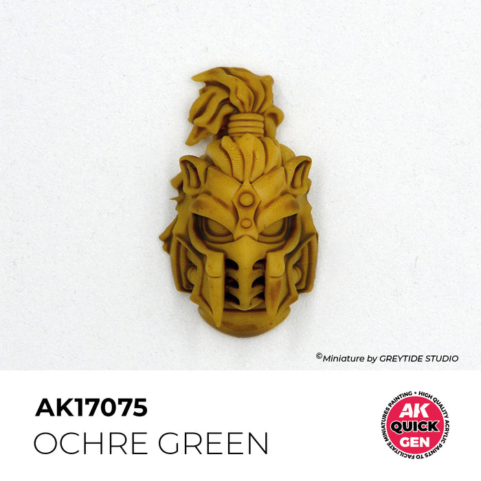 AK Interactive Quick Gen - Ochre Green - 18ml