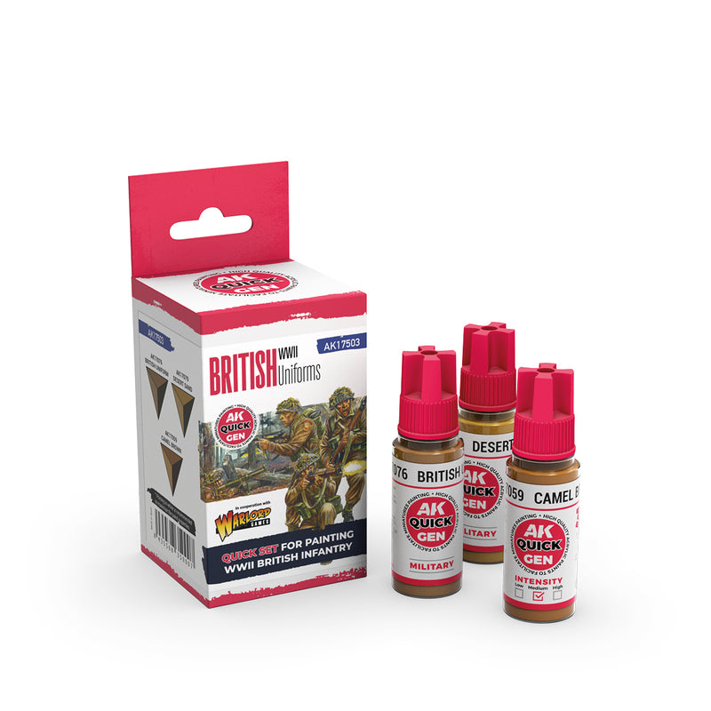 AK Interactive Quick Gen Set - British Uniforms