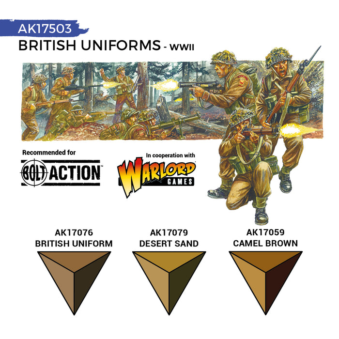 AK Interactive Quick Gen Set - British Uniforms