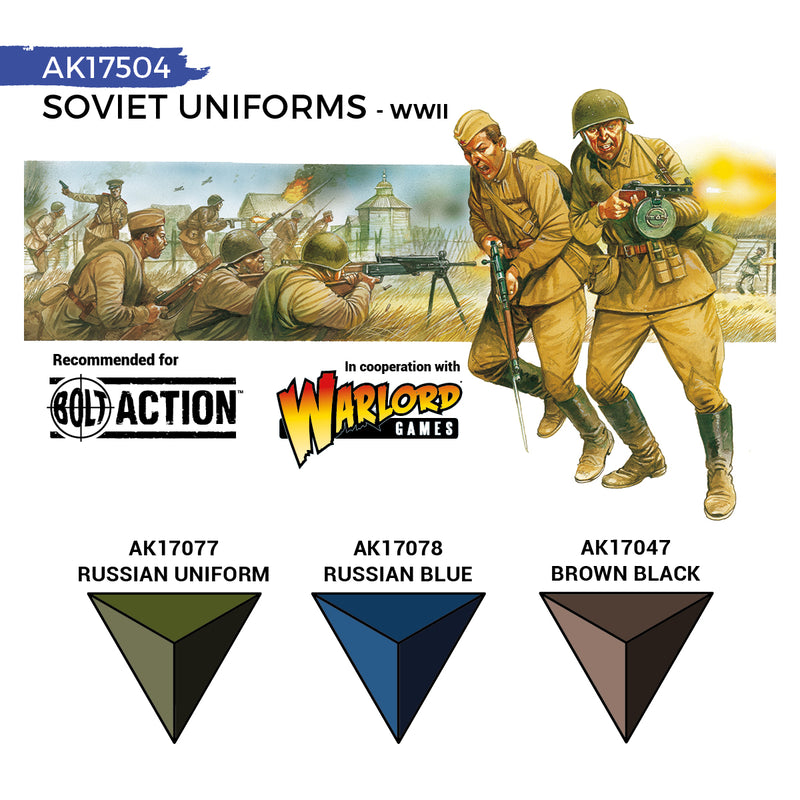 AK Interactive Quick Gen Set - Soviet Uniforms