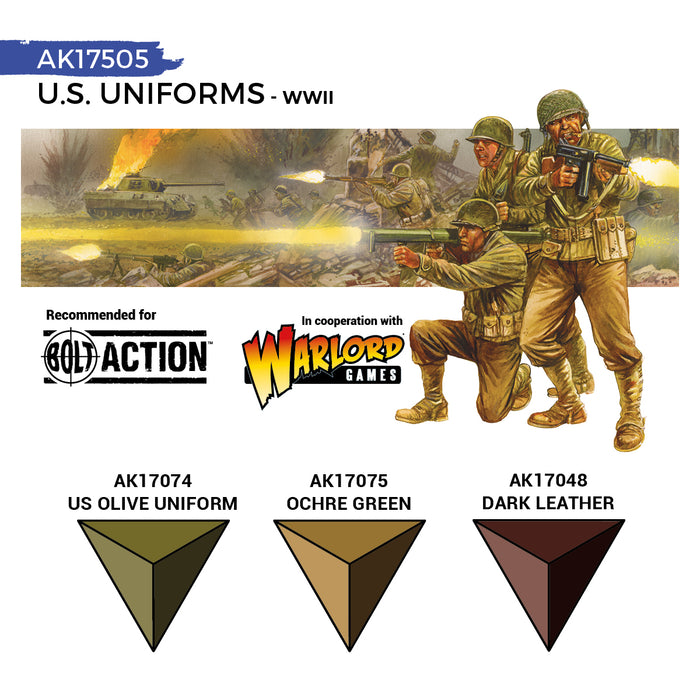 AK Interactive Quick Gen Set - US Uniforms