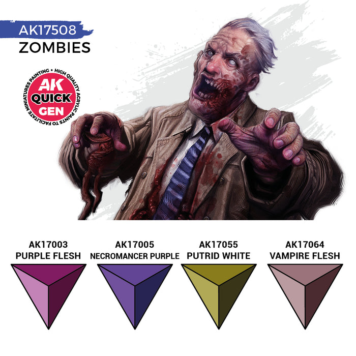 AK Interactive Quick Gen Set - Zombies