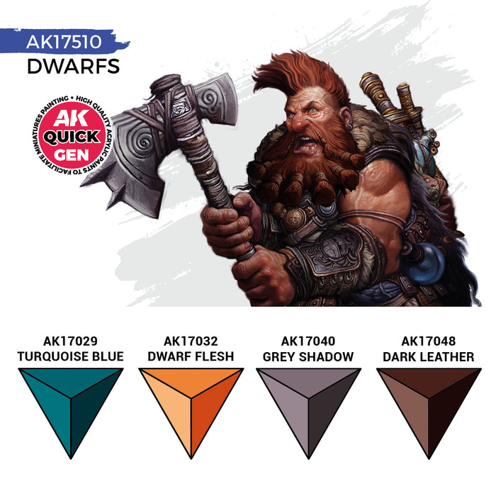 AK Interactive Quick Gen Set - Dwarfs
