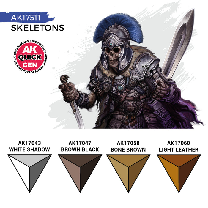 AK Interactive Quick Gen Set - Skeletons