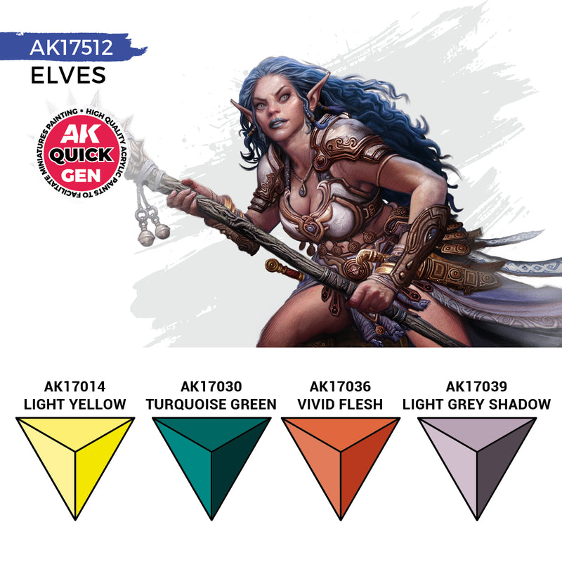 AK Interactive Quick Gen Set - Elves