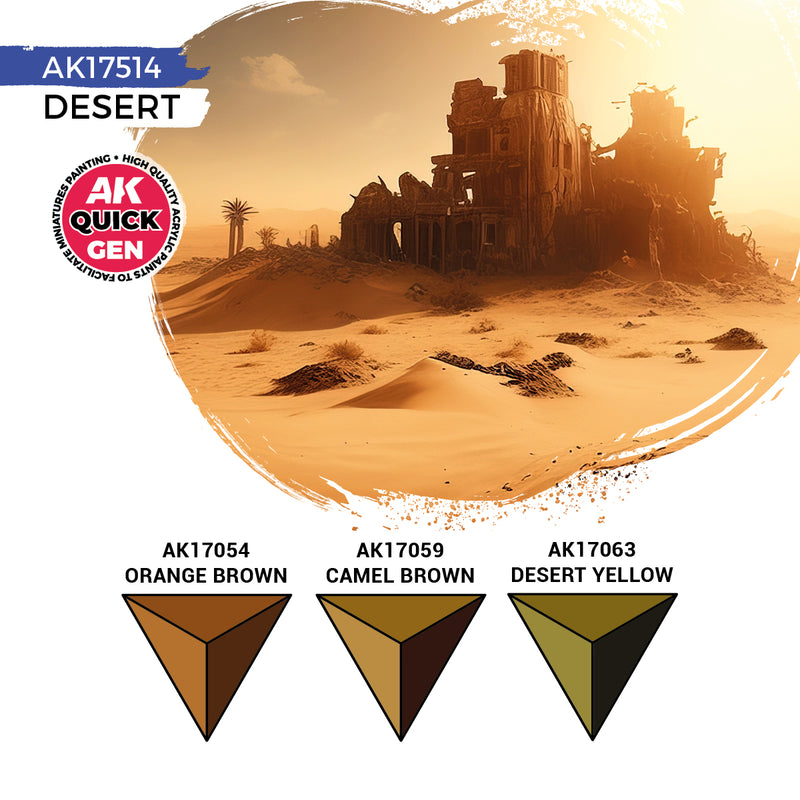 AK Interactive Quick Gen Set - Desert