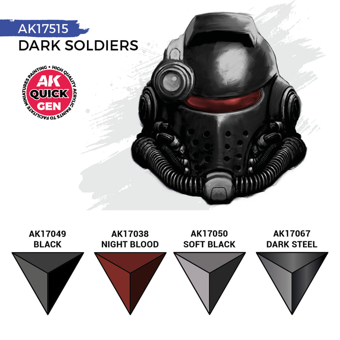 AK Interactive Quick Gen Set - Dark Soldiers