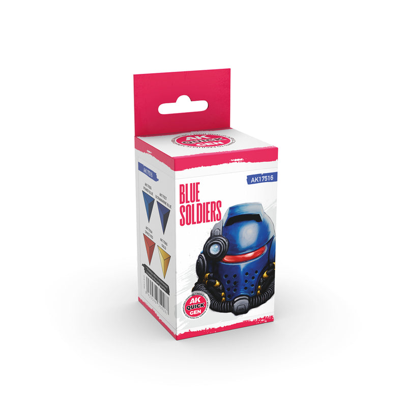 AK Interactive Quick Gen Set - Blue Soldiers